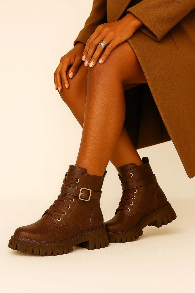 Bota Fivela Tratorada CAFÉ