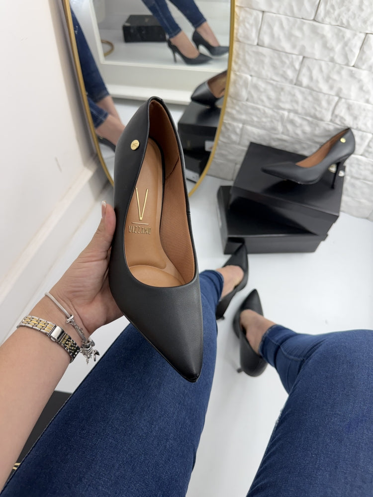 Scarpin Vizzano 10 cm PRETA