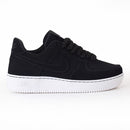 Air Force Nobuck (Linha Premium) x Preto/Branco