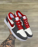 Air Jordan 1 Low 'red white gray'