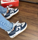 AIR FORCE 1 07 LV8 COLLEGE PACK MIDNIGHT NAVY